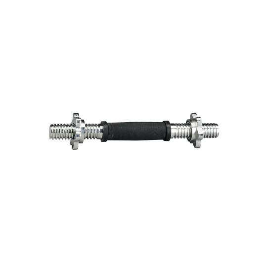 Hřídel jednoruční + guma 40 cm chromovaná se závitem 27 mm
