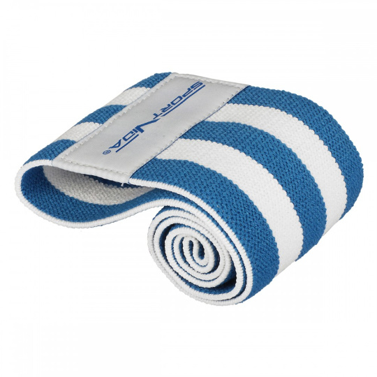 HIP BAND (36*2)*7,6 CM modro-bílý