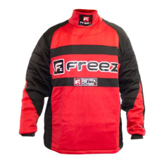 FREEZ Z-80 GOALIE SHIRT BLACK/RED senior