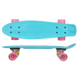 PENNYBOARD ENERO MODRÝ 22" se svítícími kolečky růžové