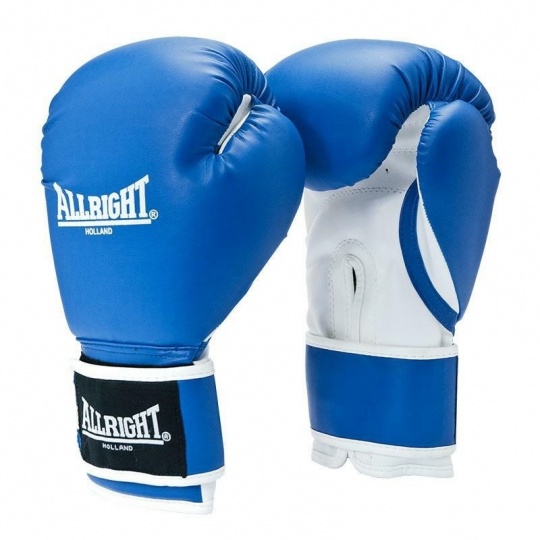 BOXERSKÉ RUKAVICE POWER GEL ALLRIGHT HOLLAND 14oz modro-bílé