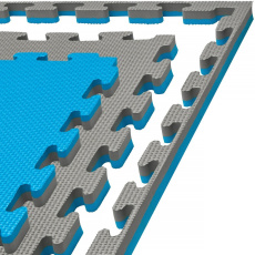 Tatami puzzle 100 x 100 x 2 cm modro-šedé