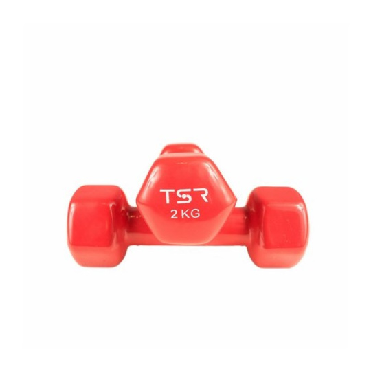 Jednoruční činky vinyl TSR 2 x 2 kg Jednoruční činky vinyl TSR 2 x 2 kg