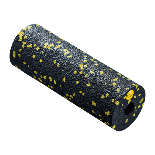 Masážní MINI válec 4FIZJO EPP hladký 15 cm černo-žlutý