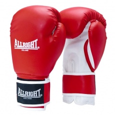 BOXERSKÉ RUKAVICE POWER GEL ALLRIGHT HOLLAND 12oz červeno-bílé