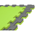 Tatami Puzzle 100x100x4 cm, šedo-zelená