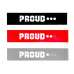 Set gum na cvičení MINI BAND SADA PROUD PRO