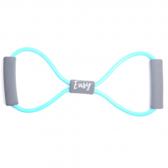 Expander Easy s rukojeťmi medium modrý Expander Easy s rukojeťmi medium modrý