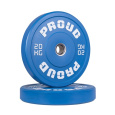 Olympijský kotouč PROUD TRAINING BUMPER PLATE BLUE 20 kg