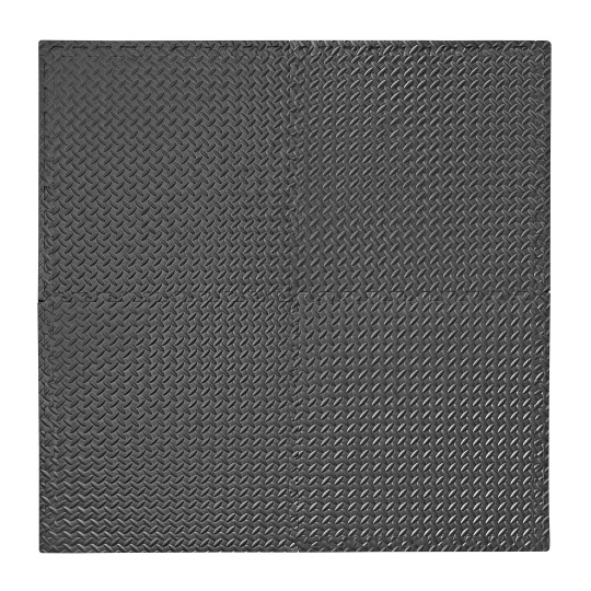 Podložka na cvičení - Tatami Puzzle 4ks bal. 60 x 60 x 1 cm 4Fizjo černá