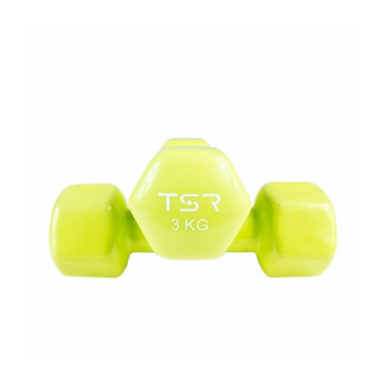 Jednoruční činky vinyl TSR 2 x 3 kg Jednoruční činky vinyl TSR 2 x 3 kg