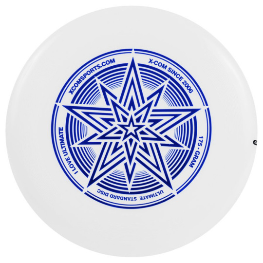 Létajicí talíř Frisbee X-COM UP175 Ultimate STAR UV 175 g bílý - chameleon Létajicí talíř Frisbee X-COM UP175 Ultimate STAR UV 175 g bílý - chameleon
