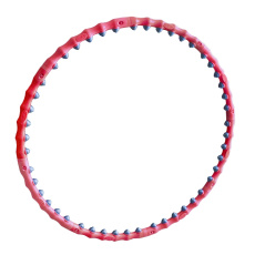 Hula Hoop 90 cm masážní červený