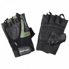 Fitness rukavice SportVida zeleno-černé XL