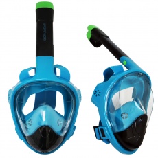 Potápěcí celoobličejová maska Sportvida L/XL modro-černá