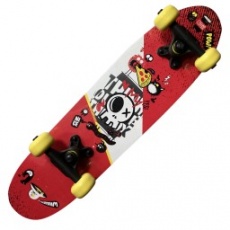 Skateboard 2406- ABSTRACT RED