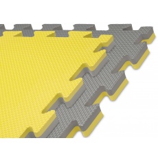 Tatami puzzle 100 x 100 x 2 cm žluto-šedé
