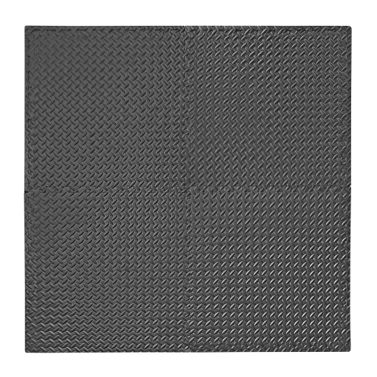 Podložka na cvičení - Tatami Puzzle 4ks bal. 60 x 60 x 1 cm 4Fizjo černá
