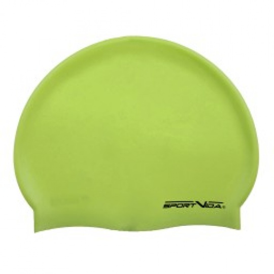 Zelená plavecká čepice