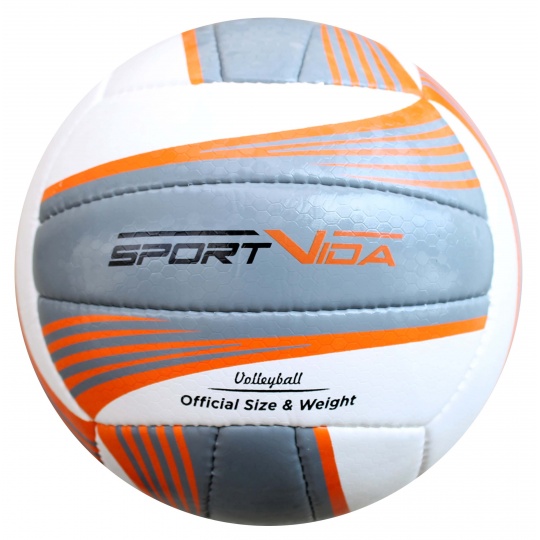 Volejbalový míč Sportvida Beach Grey velikost 5 