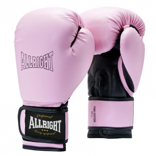 Růžové boxerské rukavice LIMITED EDITION ALLRIGHT HOLLAND 10oz