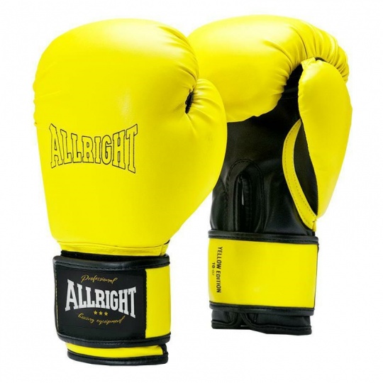 LIMITOVANÁ EDÍCE ALLRIGHT HOLLAND 12oz žluté boxerské rukavice