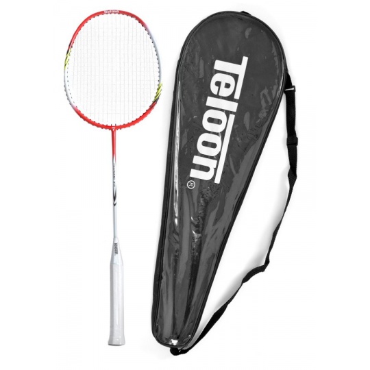 Badmintonová raketa Teloon Tsunami TL300 white/red